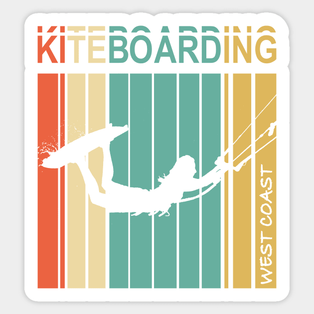 Kiteboarding West Coast Sticker by Manikool